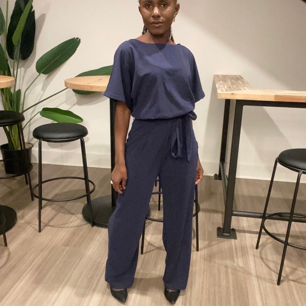 Navy Blue Jumpsuit